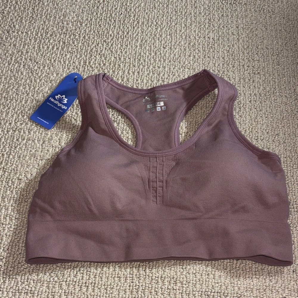 Heathyoga Women's High Impact Sports Bras Padded Large